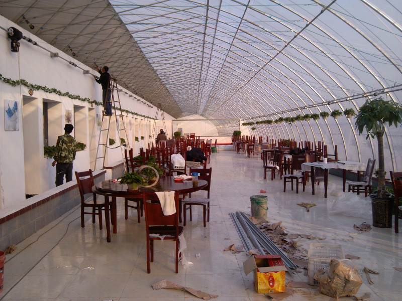 唐海日光温室餐厅项目建设